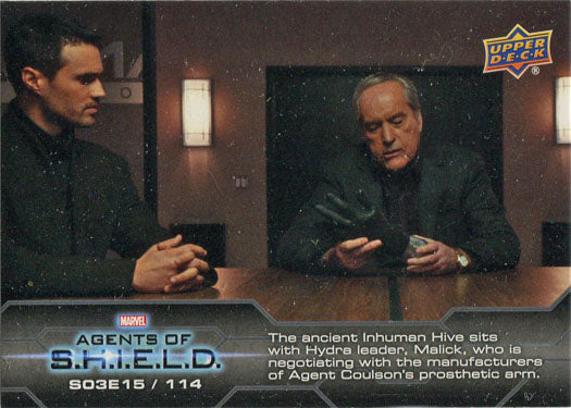 Marvel Agents of SHIELD Compendium Season 3 Chase Card 114 S03E15