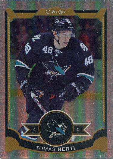 O-Pee-Chee Hockey 2015-16 Rainbow Parallel Base Card 118 Tomas Hertl