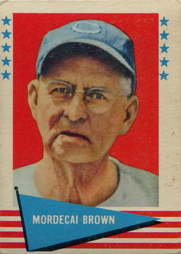 Fleer Baseball Greats 1961 Base Card 11 Mordecai Brown