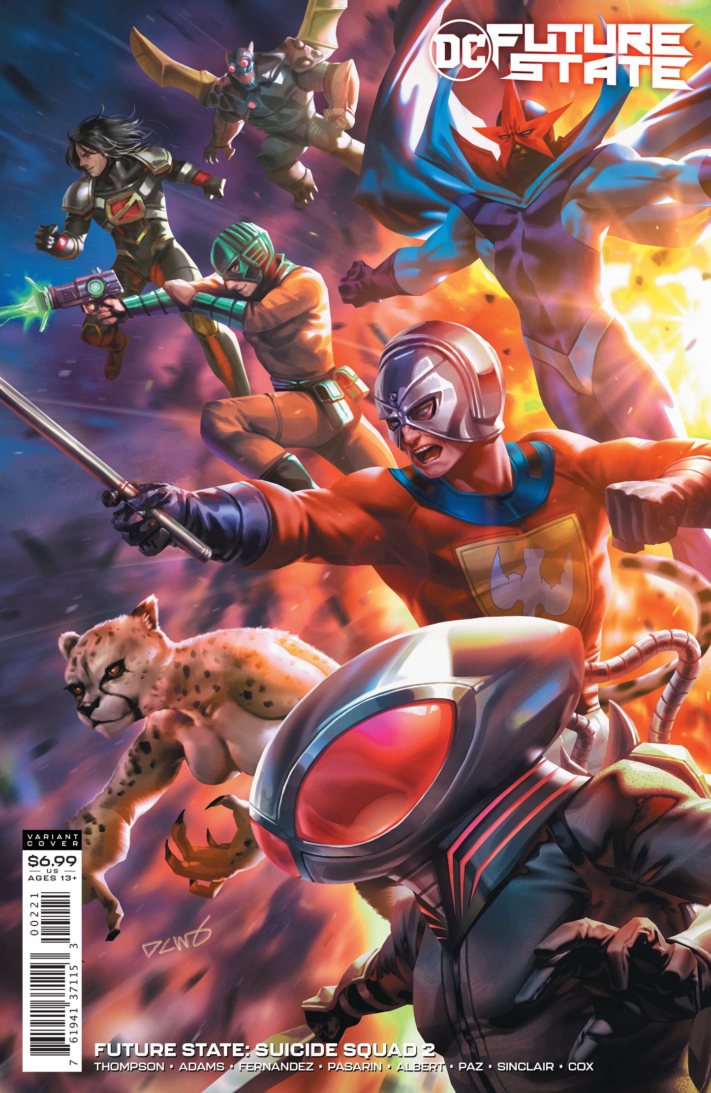 FUTURE STATE SUICIDE SQUAD #2 (OF 2) CVR B DERRICK CHEW CARD