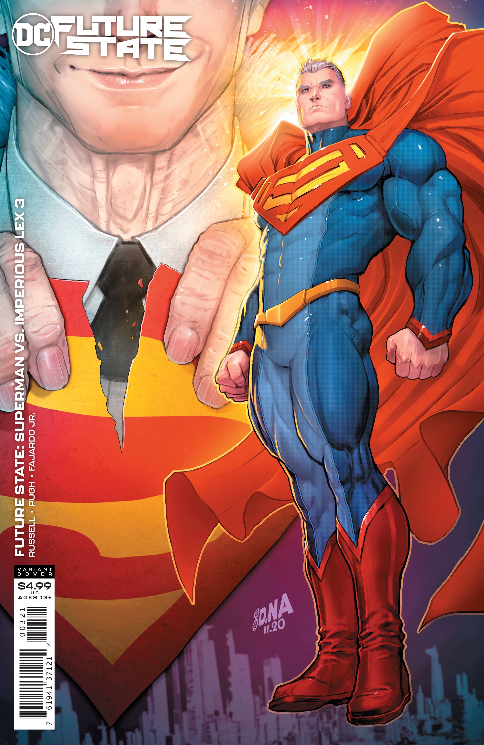 FUTURE STATE SUPERMAN VS IMPERIOUS LEX #3 (OF 3) CVR B DAVID