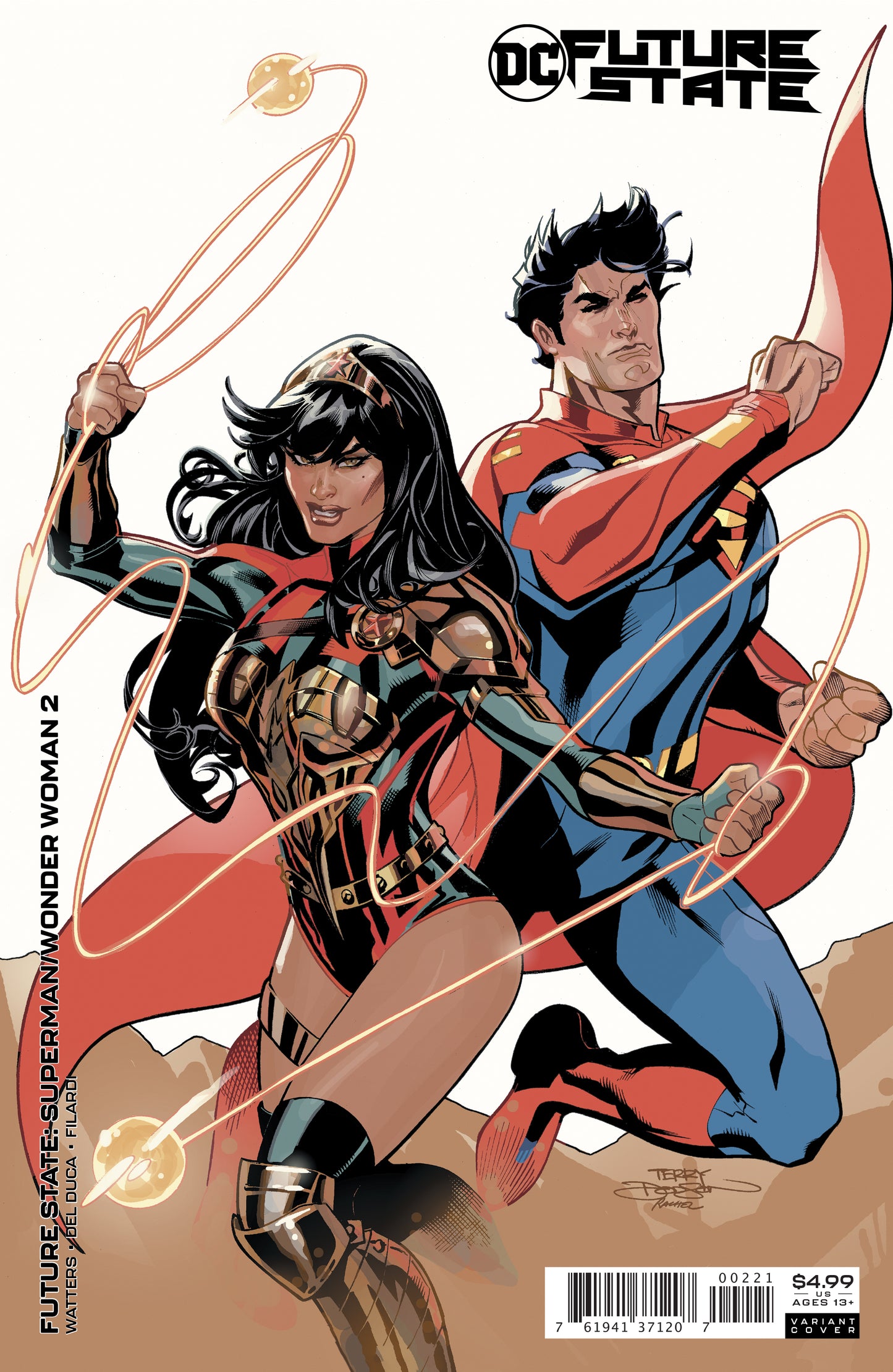 FUTURE STATE SUPERMAN WONDER WOMAN #2 (OF 2) CVR B TERRY DOD