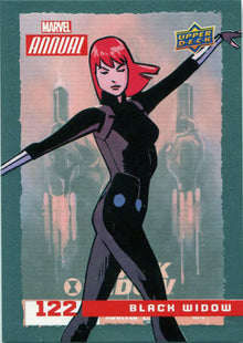 Marvel Annual 2016 Short Print Chase Card 122 Black Widow