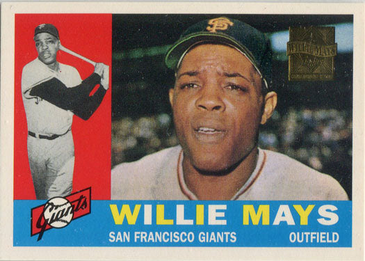 Topps Baseball 1996 Willie Mays Commemorative Card 12 Willie Mays
