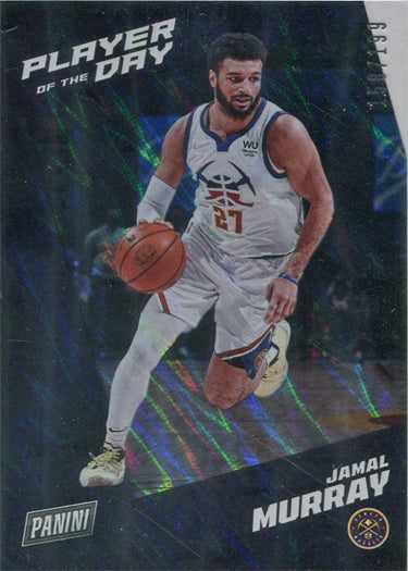 Panini Player of the Day 2021-22 Lava Parallel Base Card 12 Jamal Murray 153/199