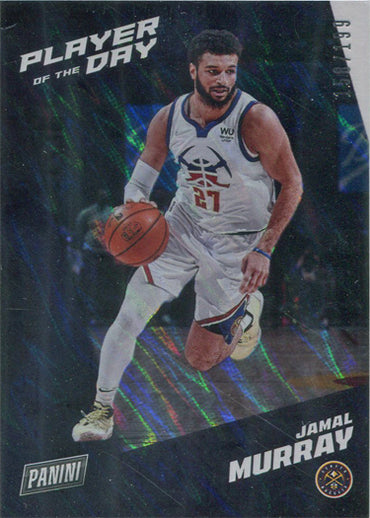 Panini Player of the Day 2021-22 Lava Parallel Base Card 12 Jamal Murray 153/199