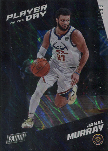 Panini Player of the Day 2021-22 Lava Parallel Base Card 12 Jamal Murray 158/199