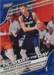 Panini Player of the Day 2020-21 Tango Parallel Card 12 Kristaps Porzingis 62/99