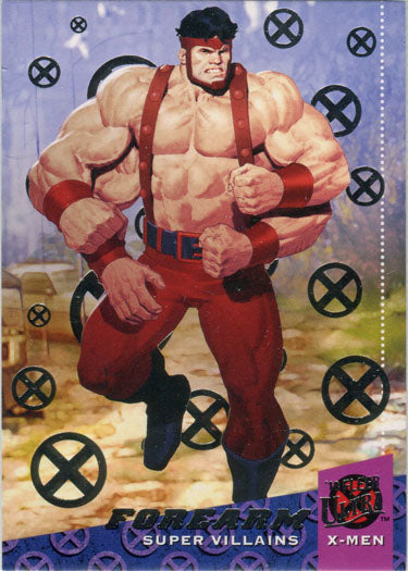 X-Men 2018 Fleer Ultra Silver Foil Base Parallel Card 130 Forearm