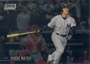 Topps Stadium Club Baseball 2021 Chrome Base Insert Card 132 Hideki Matsui