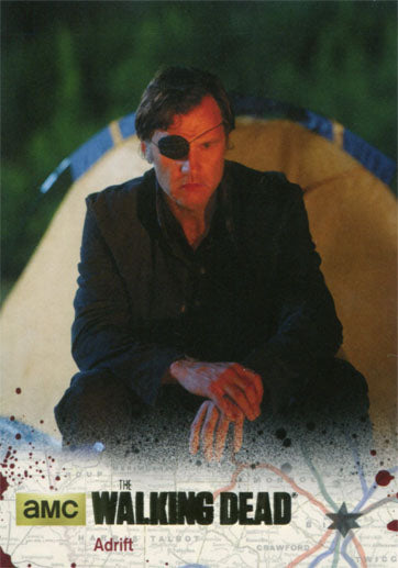 Walking Dead Season 4 Part 1 Base 13/39 Gold Parallel #23 of 25