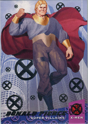 X-Men 2018 Fleer Ultra Silver Foil Base Parallel Card 134 Donald Pierce