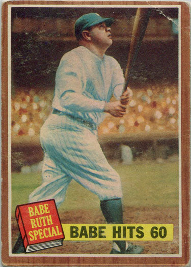 Topps Baseball 1962 Base Card 139 Babe Hits 60