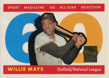 Topps Baseball 1996 Willie Mays Commemorative Card 13 Willie Mays