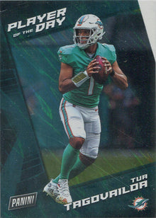 Panini Player Of The Day Football 2021 Silver Parallel Card 13 Tua Tagovailoa