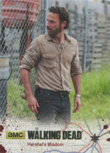 Walking Dead Season 4 Part 2 Gold Foil Parallel Base Card 14 #21/25