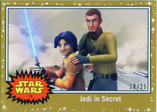 Star Wars Journey to Last Jedi Gold Base Parallel Chase Card 14 #18/25