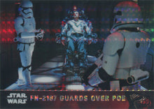 Star Wars Force Awakens Chrome Base Prism Parallel Chase Card 15 #92/99