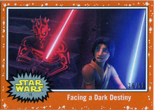 Star Wars Journey to Last Jedi Orange Base Parallel Chase Card 15 #26/50