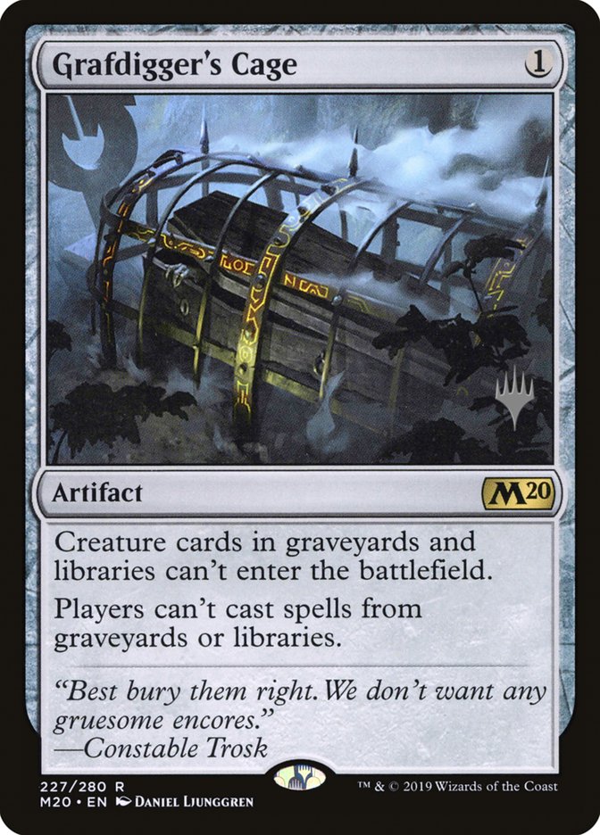 Grafdigger's Cage (Promo Pack) [Core Set 2020 Promos]