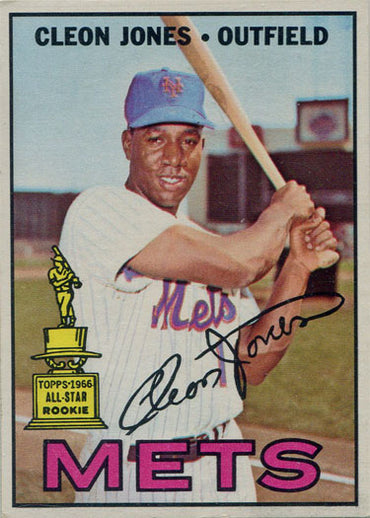 Topps Baseball 1967 Base Card 165 Cleon Jones