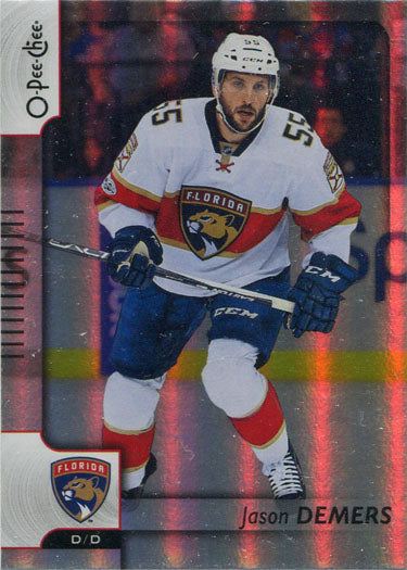 O-Pee-Chee Hockey 2017-18 Rainbow Parallel Base Card 176 Jason Demers