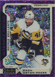 O-Pee-Chee Platinum Hockey 2018-19 Violet Pixel Card 179 Zach Aston-Reese