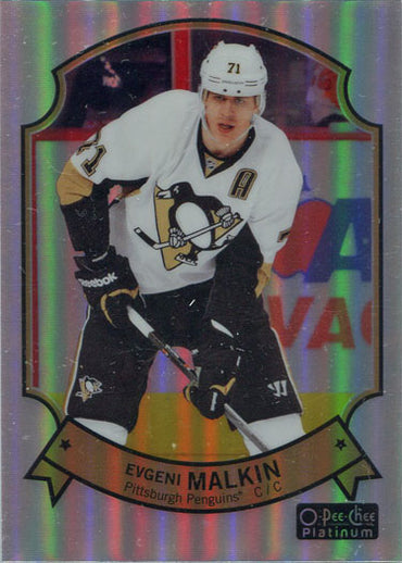 O-Pee-Chee Platinum Hockey 2014-15 Rainbow Parallel Card 17 Evgeni Malkin