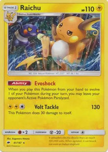 Raichu (41/147) (Cosmos Holo) [Sun & Moon: Burning Shadows]