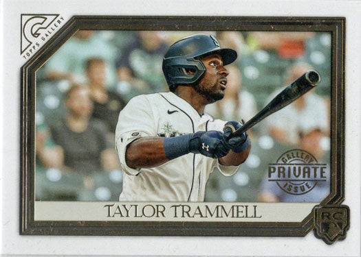 Topps Gallery Baseball 2021 Private Issue Parallel Card 189 Taylor Trammell 197/250