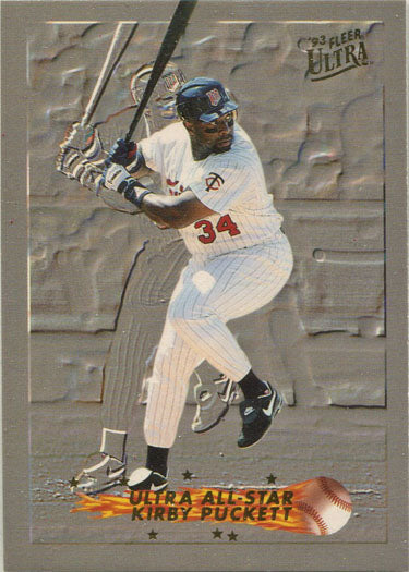 Fleer Ultra Baseball 1993 Ultra All-Star Chase Card 18 Kirby Puckett