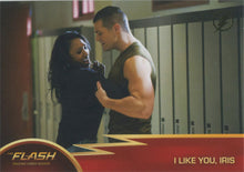 Flash Season 1 Gold Logo Parallel Chase Card #18 I Like You, Iris