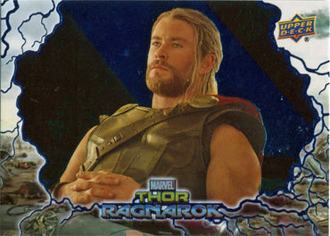 Thor Ragnarok Movie Blue Foil Base Parallel Chase Card 18  #005/199