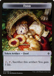 Boar // Food (17) Double-Sided Token [Throne of Eldraine Tokens]