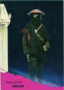 Solo Star Wars Story Pink Parallel 18 Base Chase Card #81/99