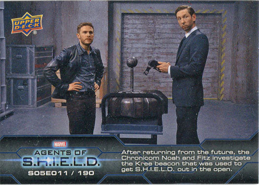 Marvel Agents of SHIELD Compendium Season 5 Chase Card 190 S05E011
