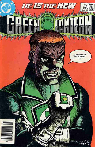 Green Lantern 196 Comic Book VG Newstand Edition