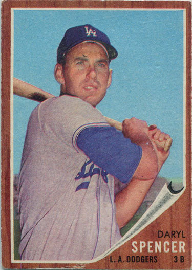 Topps Baseball 1962 Base Card 197 Daryl Spencer