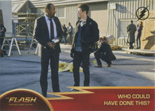 Flash Season 1 Gold Logo Parallel Chase Card #19 Who Could Have Done This?