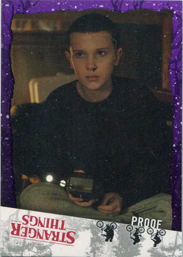 Stranger Things Upside Down Purple Parallel Card 19 "Proof" 20/25
