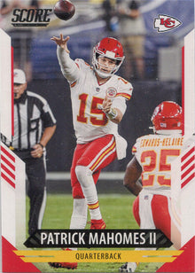 Panini Score Football 2021 Base Card 1 Patrick Mahomes II