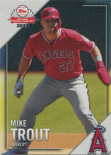 Topps NBCD Baseball 2019 Base Card 1 Mike Trout
