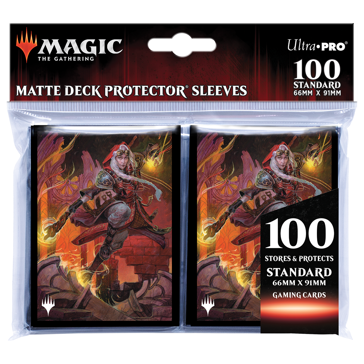 Ultra PRO: Standard 100ct Sleeves - Dominaria United (Jaya, Fiery Negotiator)