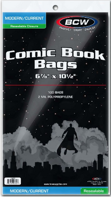 Resealable Current/Modern Comic Bags