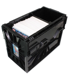 BCW Short Comic Book Black Plastic Bin
