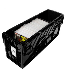 BCW Long Comic Book Black Plastic Bin