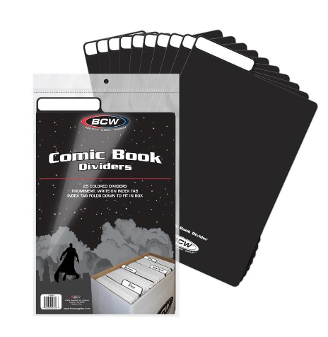 Comic Book Dividers - Black