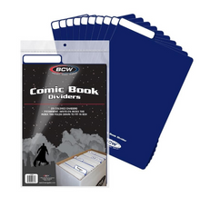 Comic Book Dividers - Blue