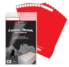 Comic Book Dividers - Red