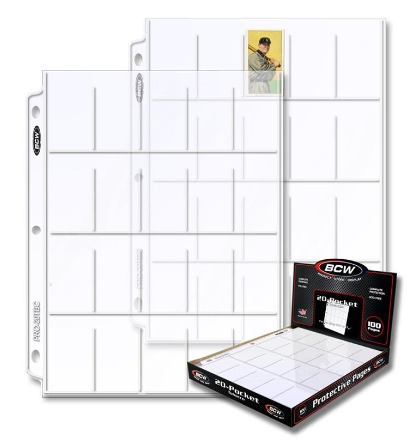 Pro 20-Pocket Tobacco Page (100 CT. Box)